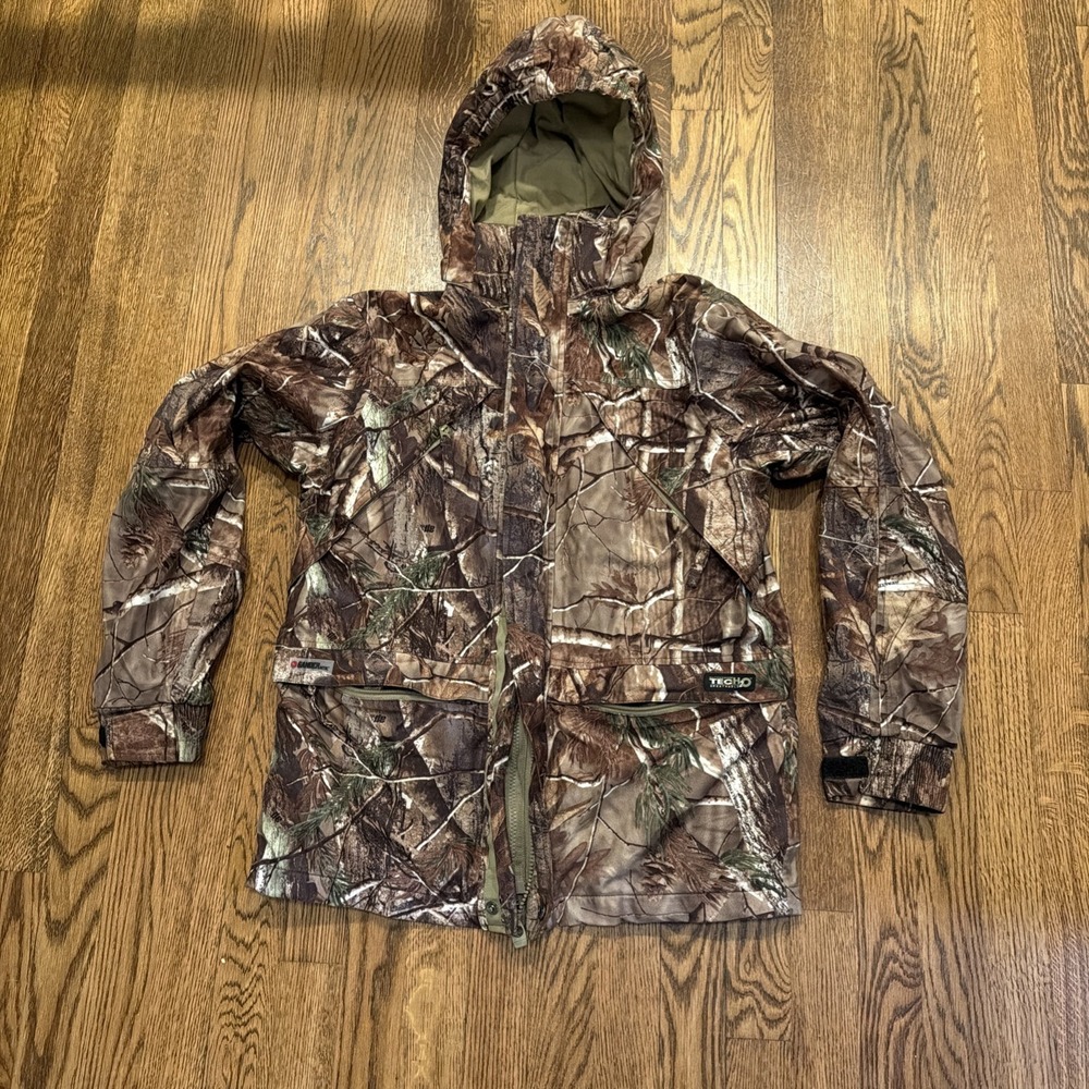 Gander Mountain Guide Series Tech2o Youth Waterproof Hunting Jacket Camo L